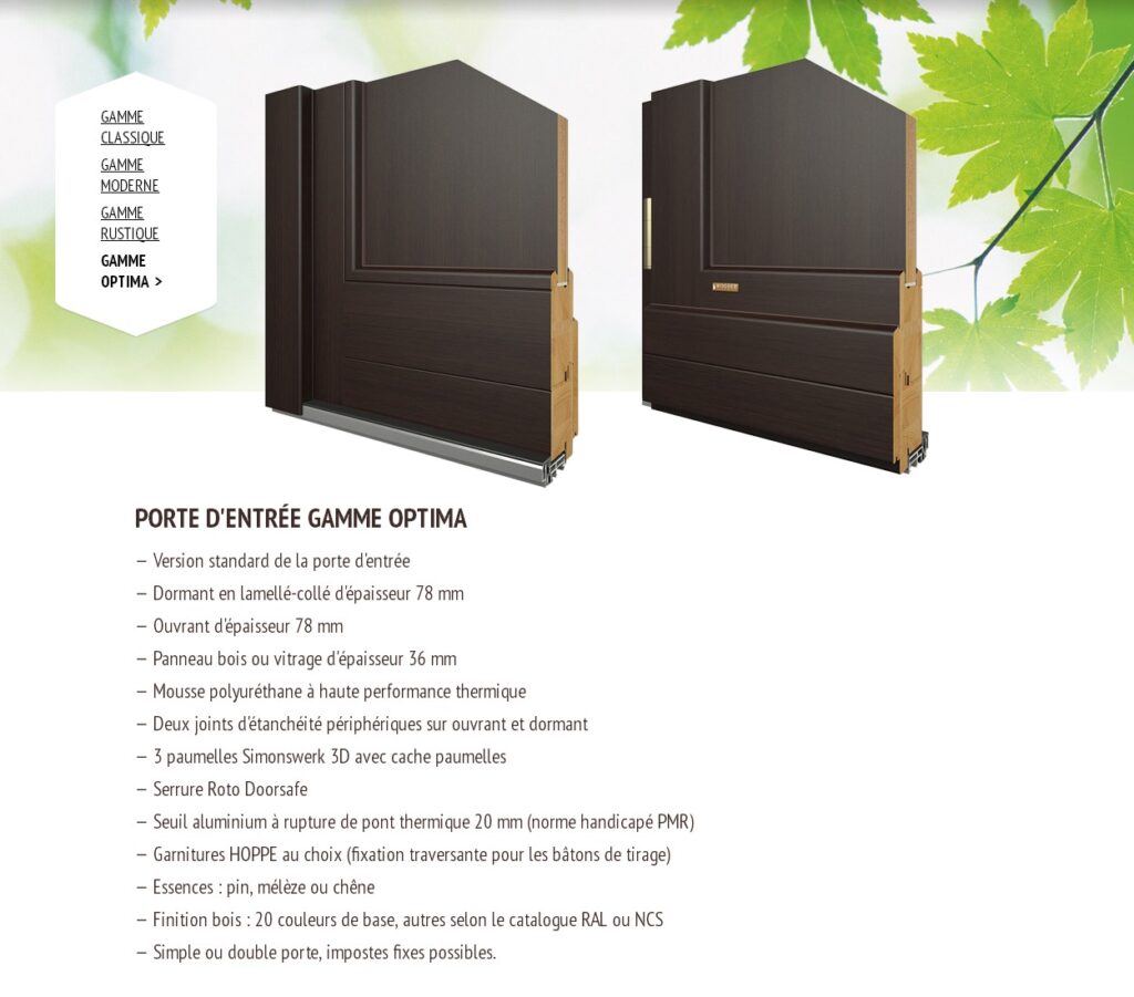 Portes D entree est un spécialiste des fenêtres en bois, avec finition lasure à Saint Laurent en Royans.